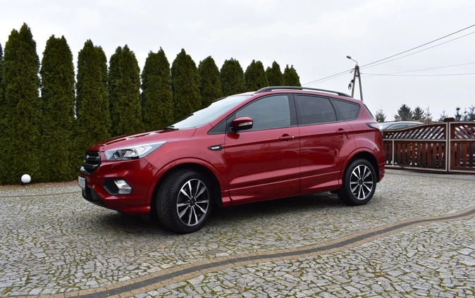 Ford Kuga cena 73500 przebieg: 125321, rok produkcji 2018 z Barcin małe 781